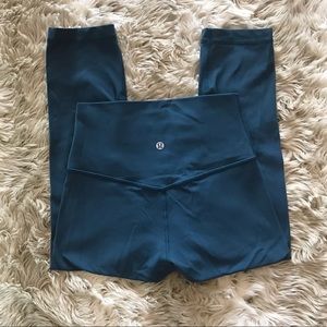 Lululemon blue capri align crop leggings 4